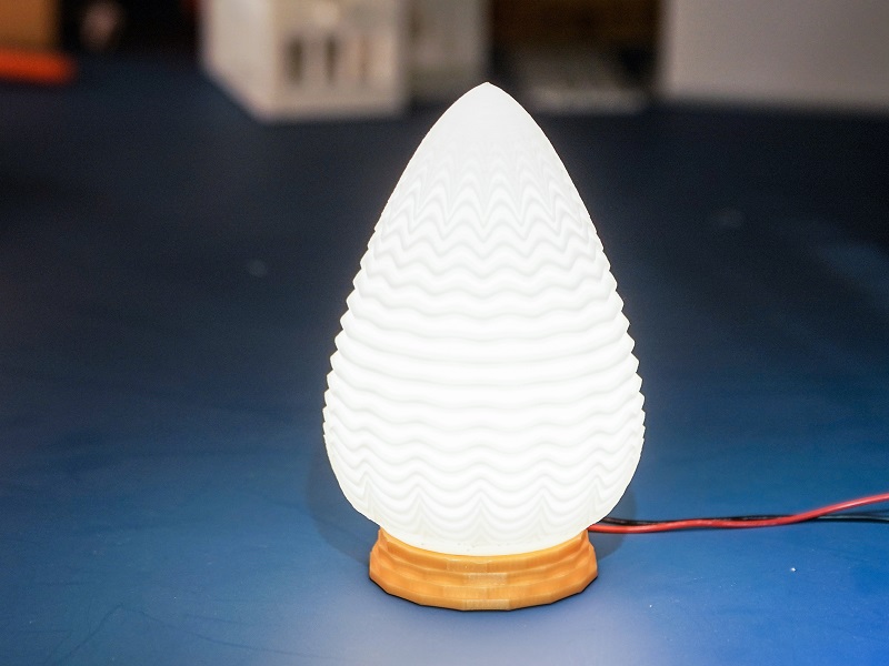 3D打印时尚松果灯可拼装灯光版 打包免费下载