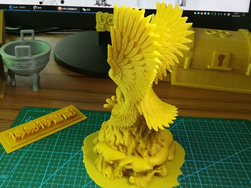 3D打印鹰捕蛇艺术装饰品模型STL免费下载