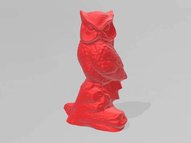 猫头鹰雕像3D打印模型免费STL文件下载-深圳市博易特智能科技有限公司