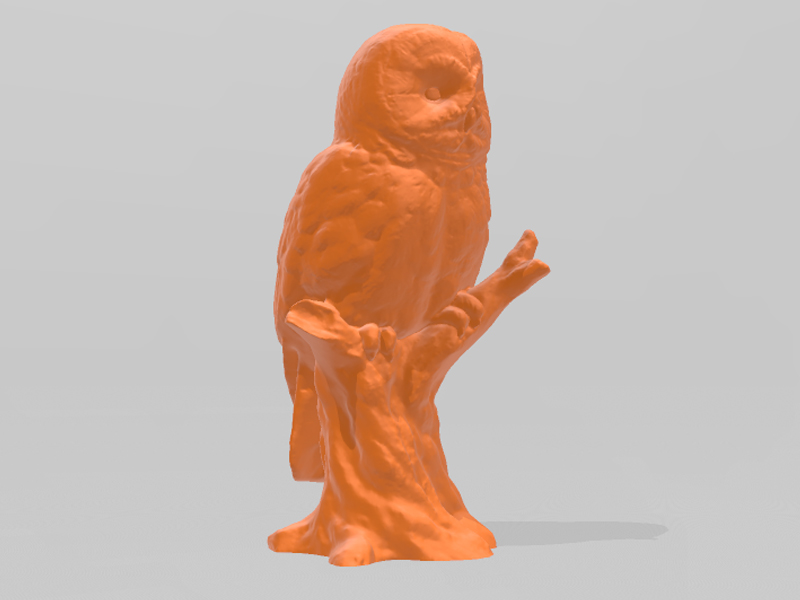 猫头鹰雕像3D打印模型免费STL文件下载-深圳市博易特智能科技有限公司
