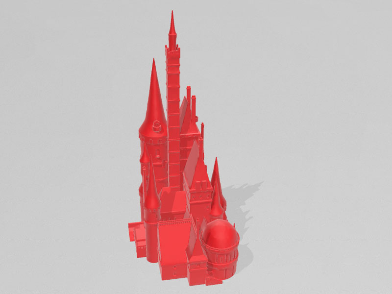 美女与野兽城堡3D打印模型免费STL文件下载-深圳市博易特智能科技有限公司