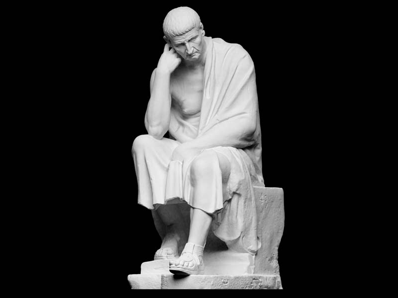 坐着的哲学家雕像3D打印模型免费STL文件下载-深圳市博易特智能科技有限公司