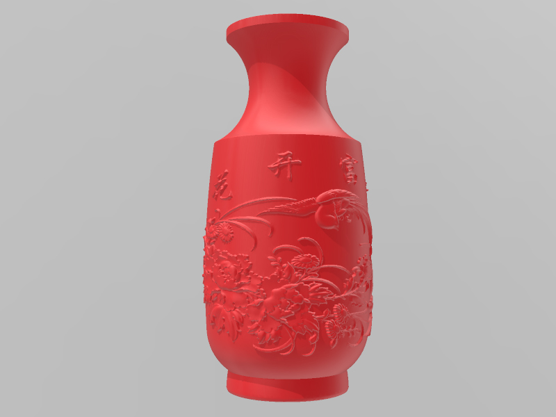 花开富贵花瓶3D打印模型免费STL文件下载-深圳市博易特智能科技有限公司