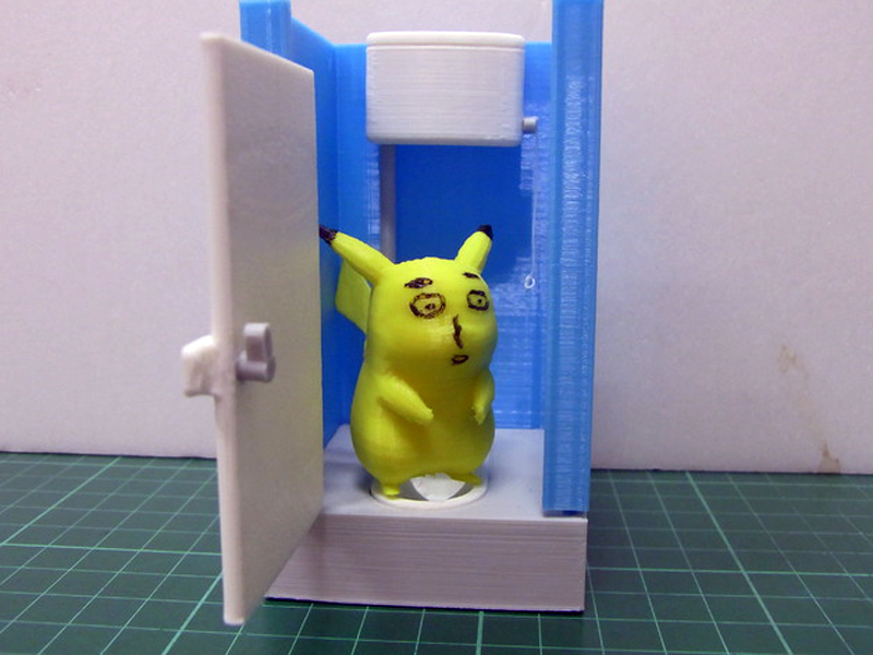 蹲式厕所3D打印模型免费STL文件下载-深圳市博易特智能科技有限公司