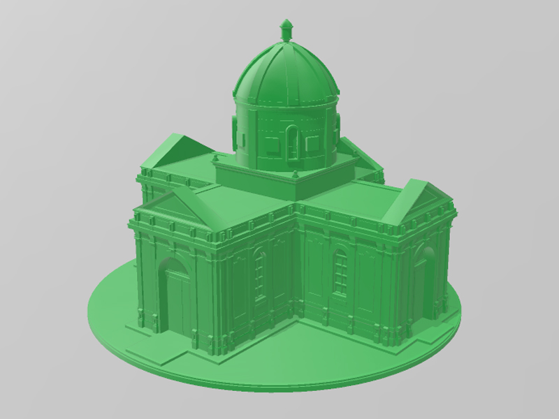 圣米盖尔教堂3D打印模型免费STL文件下载-深圳市博易特智能科技有限公司