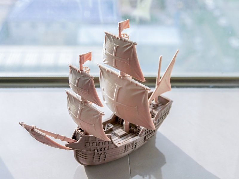 加勒比海盗船黑珍珠号3D打印机模型免费下载