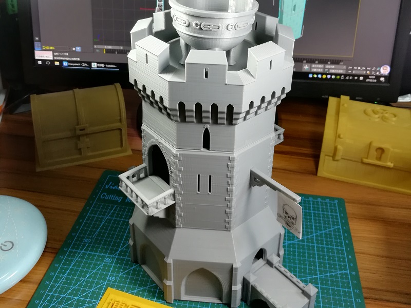 3D打印恐怖城堡免费模型STL免费下载