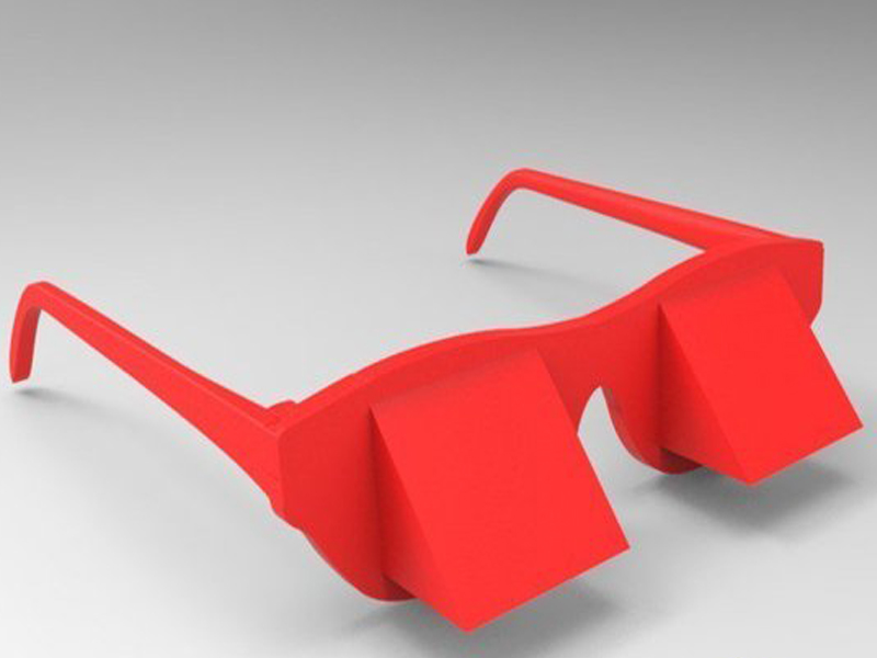 床棱镜眼镜3D打印模型免费STL文件下载