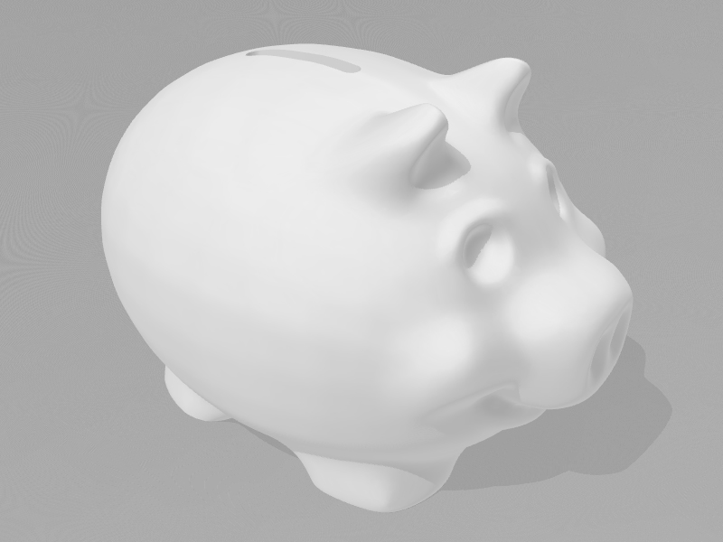 小猪存钱罐3D打印模型免费STL文件下载-深圳市博易特智能科技有限公司