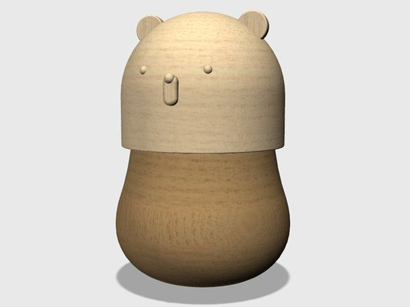 茫然的熊糖罐3D打印模型免费STL文件下载-深圳市博易特智能科技有限公司