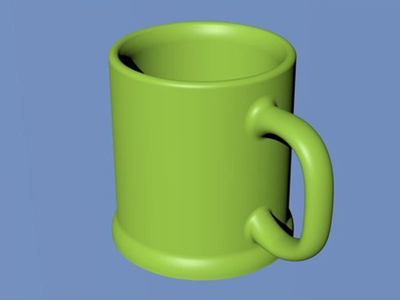 绿色咖啡杯茶杯3D打印模型免费STL文件下载-深圳市博易特智能科技有限公司