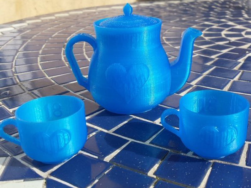 微型心茶具3D打印模型免费STL文件下载-深圳市博易特智能科技有限公司