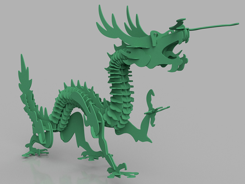 三维龙拼图3D打印模型免费STL文件下载-深圳市博易特智能科技有限公司