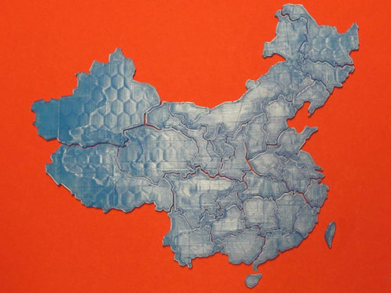 中国地图拼图 3D打印模型免费STL文件下载-深圳市博易特智能科技有限公司