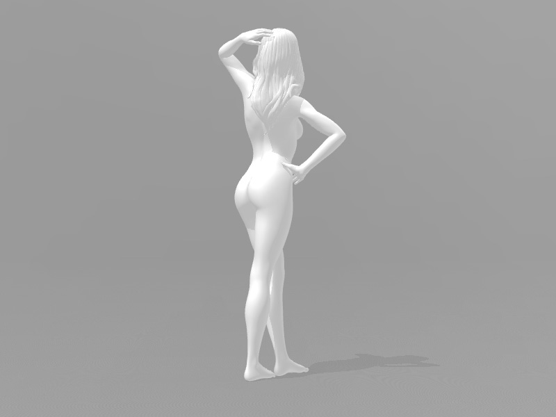 性感女孩站姿3D打印模型免费STL文件下载-深圳市博易特智能科技有限公司