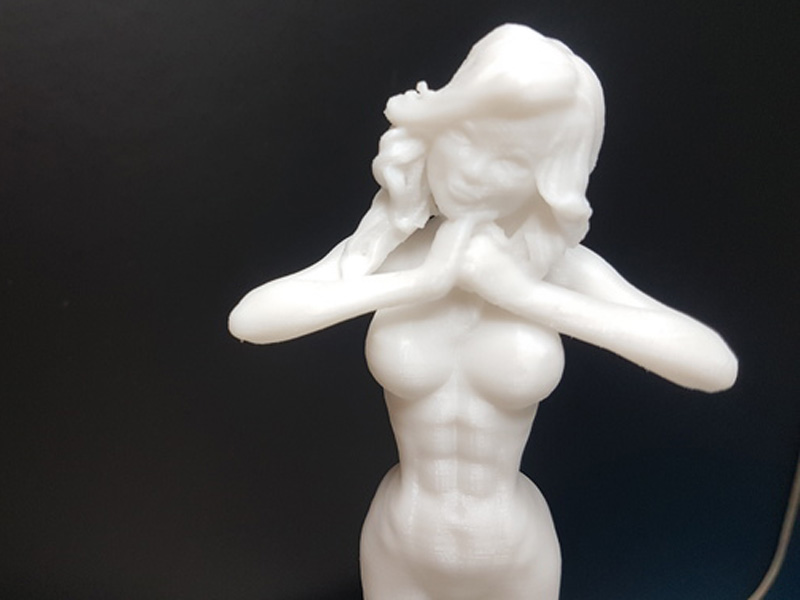 可爱的女人3D打印模型免费STL文件下载-深圳市博易特智能科技有限公司