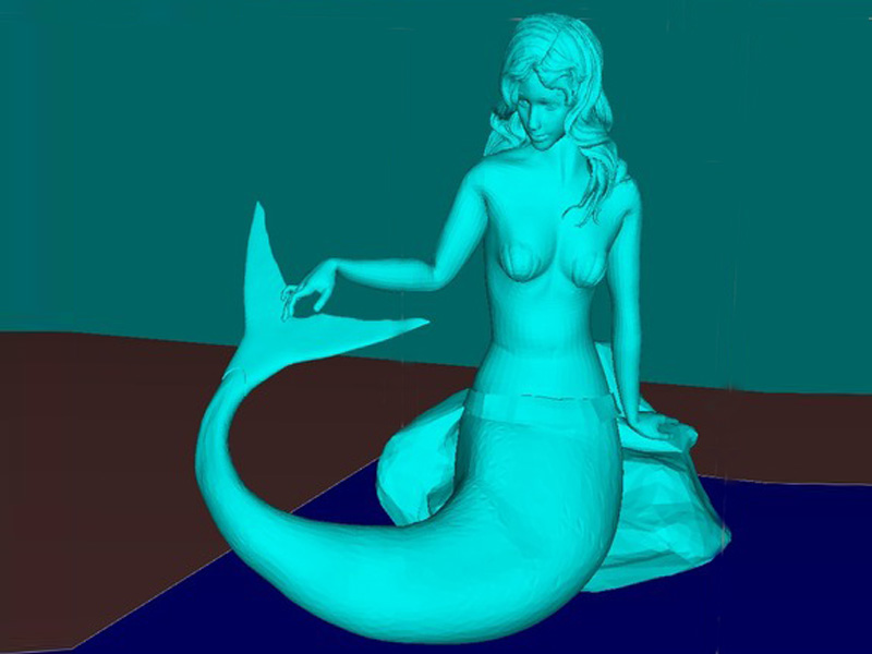 美人鱼3D打印模型免费STL文件下载-深圳市博易特智能科技有限公司