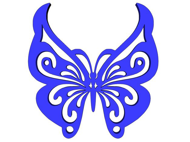 美丽的蝴蝶3D打印模型免费STL文件下载-深圳市博易特智能科技有限公司
