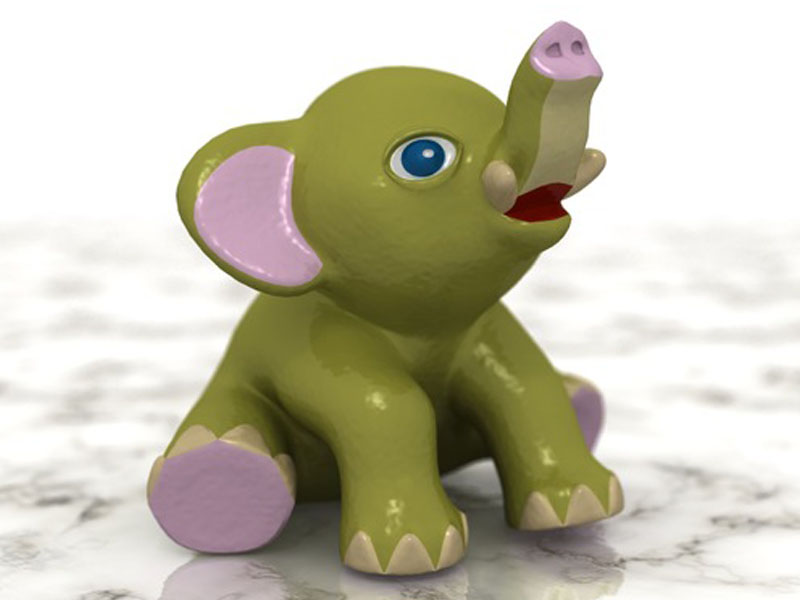 乳齿象宝宝3D打印模型免费STL文件下载-深圳市博易特智能科技有限公司