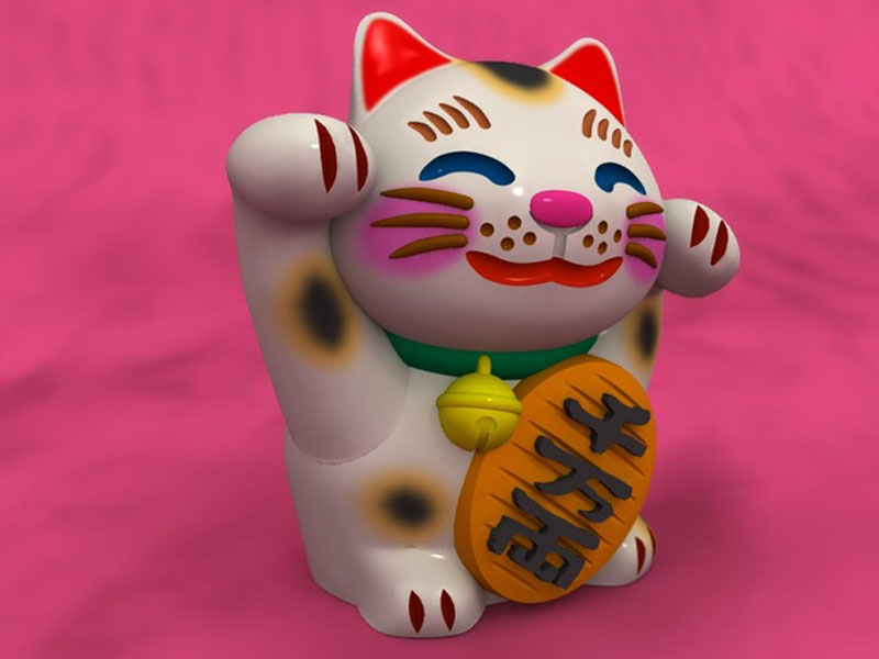 快乐的猫3D打印模型免费STL文件下载-深圳市博易特智能科技有限公司
