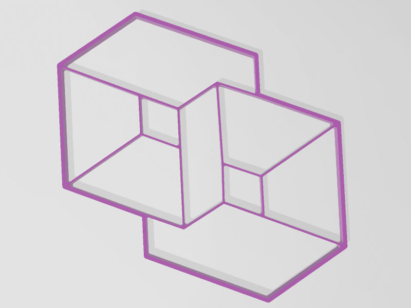 可定制两个几何框3D打印模型免费STL文件下载-深圳市博易特智能科技有限公司