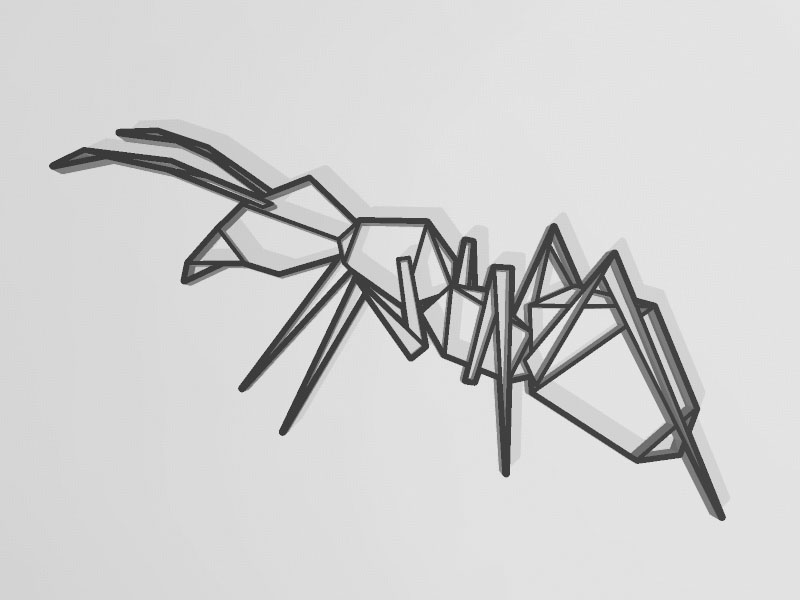 可定制蚂蚁3D打印模型免费STL文件下载-深圳市博易特智能科技有限公司