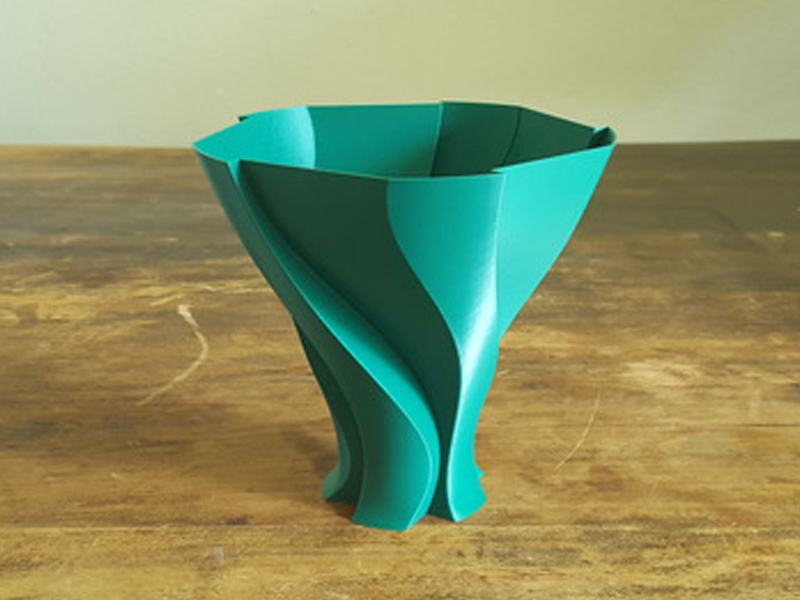 展开叶片花瓶3D打印模型免费STL文件下载-深圳市博易特智能科技有限公司
