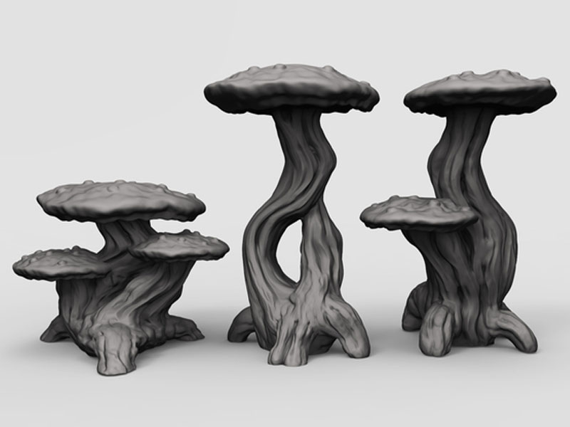 蘑菇3D打印模型免费STL文件下载-深圳市博易特智能科技有限公司