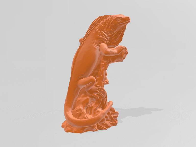鬣蜥3D打印模型免费STL文件下载-深圳市博易特智能科技有限公司