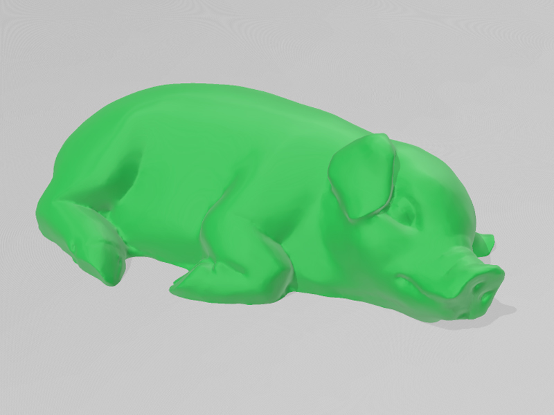 睡着的猪3D打印模型免费STL文件下载-深圳市博易特智能科技有限公司