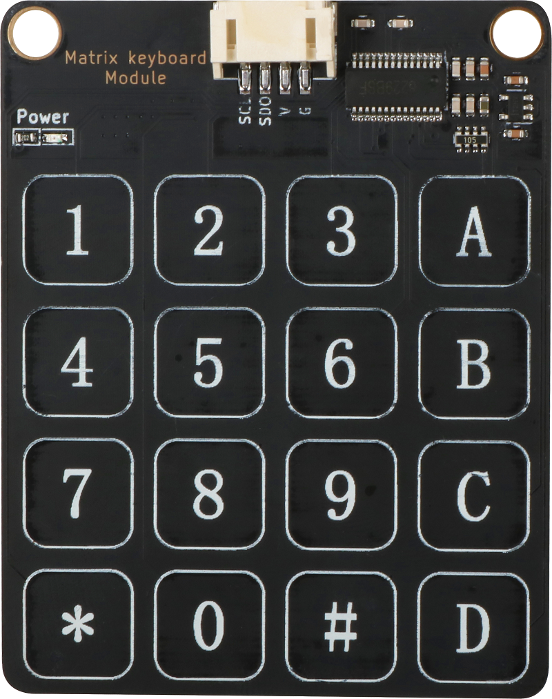 4x4矩阵触摸键盘模块-博易特3D打印配套电子功能模块-接线即用