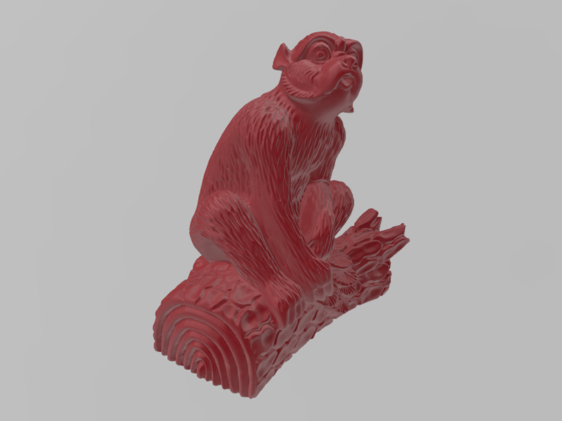 猴（十二生肖）3D打印模型免费文件下载-深圳市博易特智能科技有限公司