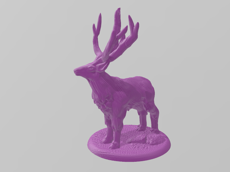 麋鹿3D打印模型免费文件下载-深圳市博易特智能科技有限公司