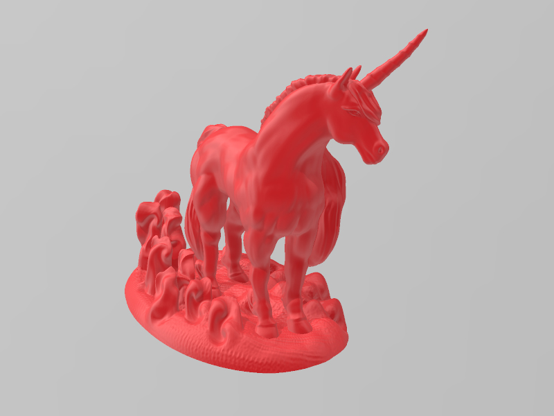 独角兽3D打印模型免费文件下载-深圳市博易特智能科技有限公司