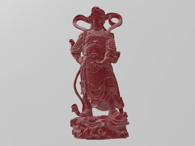 韦驮菩萨3D打印模型免费文件下载-深圳市博易特智能科技有限公司