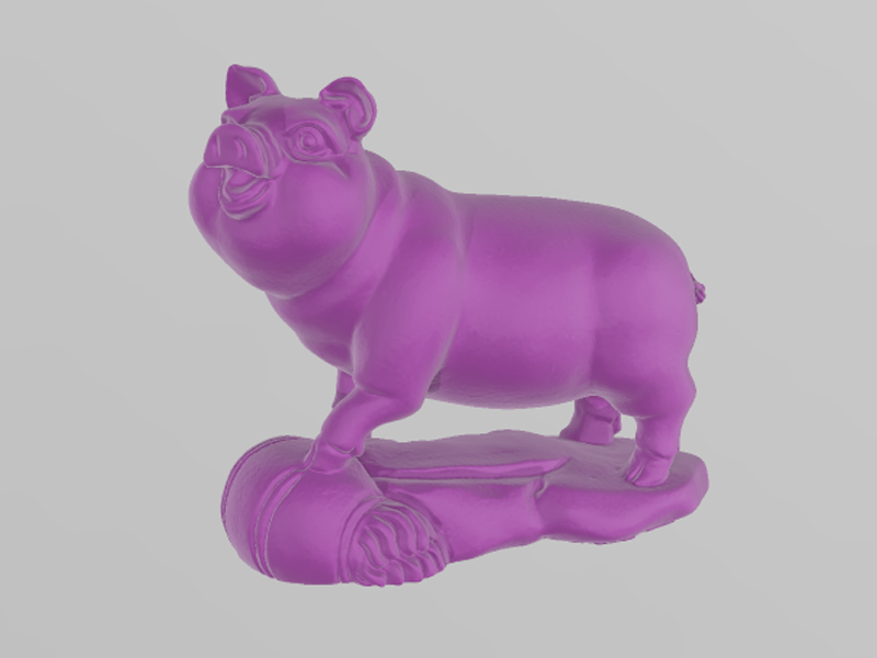 猪（十二生肖）3D打印模型免费STL文件下载-深圳市博易特智能科技有限公司