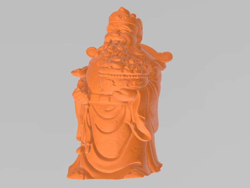 财神爷3D打印模型免费STL文件下载-深圳市博易特智能科技有限公司