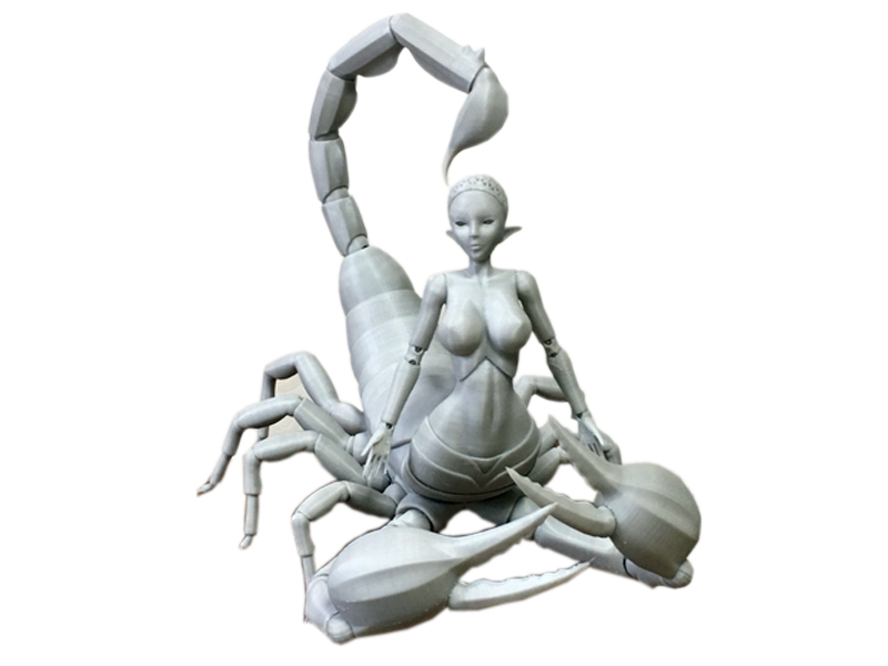 铰接式怪物蝎子3D打印模型免费STL文件下载-深圳市博易特智能科技有限公司