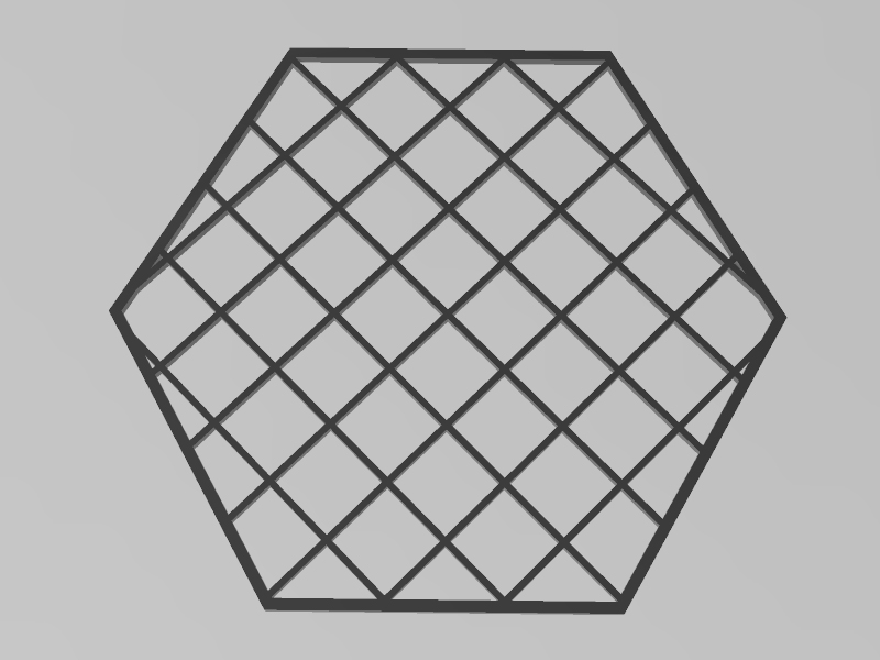 六边形盒盖/杯垫-格栅3D打印模型免费STL文件下载-深圳市博易特智能科技有限公司