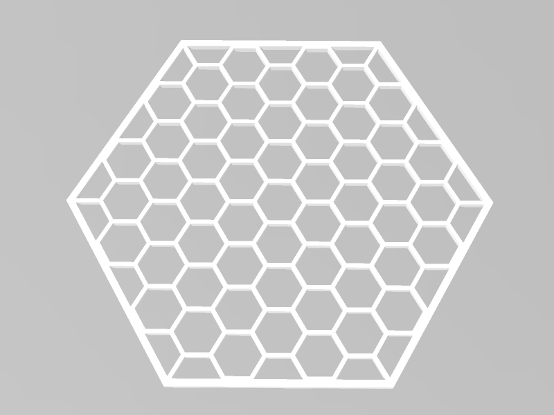 六边形盒盖/杯垫3D打印模型免费STL文件下载-深圳市博易特智能科技有限公司