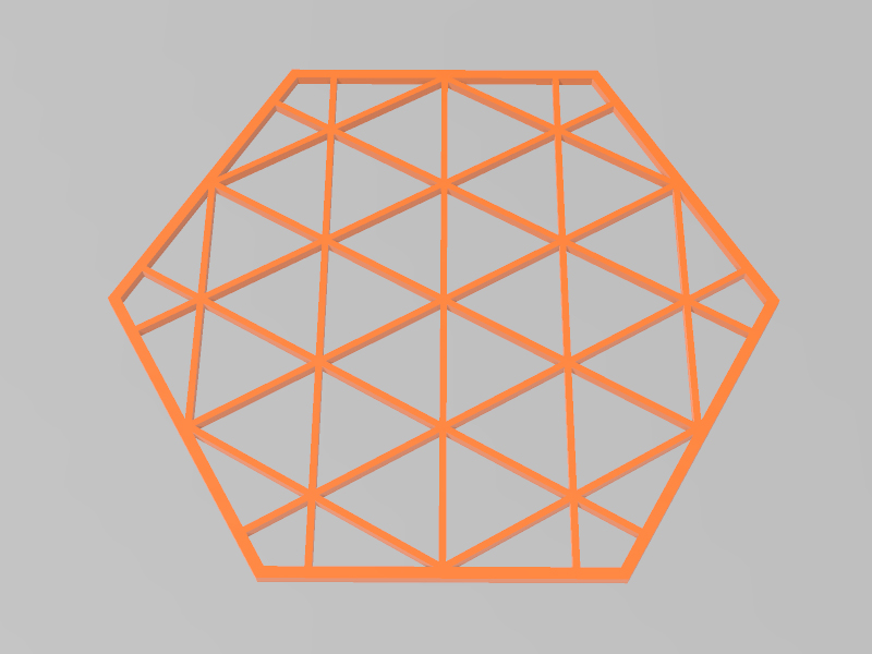 六边形盒盖/杯垫-三角网格3D打印模型免费STL文件下载-深圳市博易特智能科技有限公司