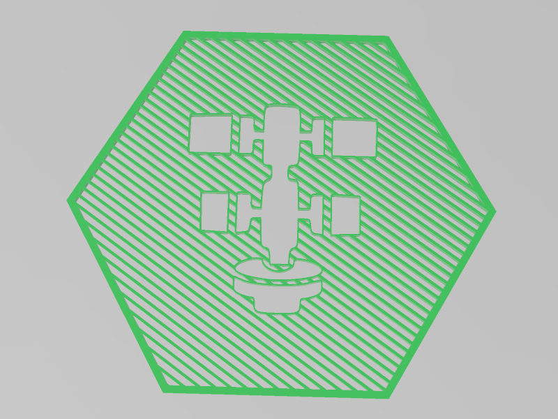 六边形盒盖/杯垫-IIS   3D打印模型免费STL文件下载-深圳市博易特智能科技有限公司