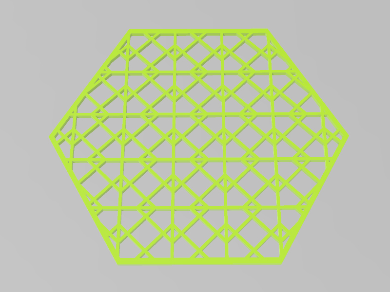 六边形盒盖/杯垫-3D打印模型免费STL文件下载-深圳市博易特智能科技有限公司